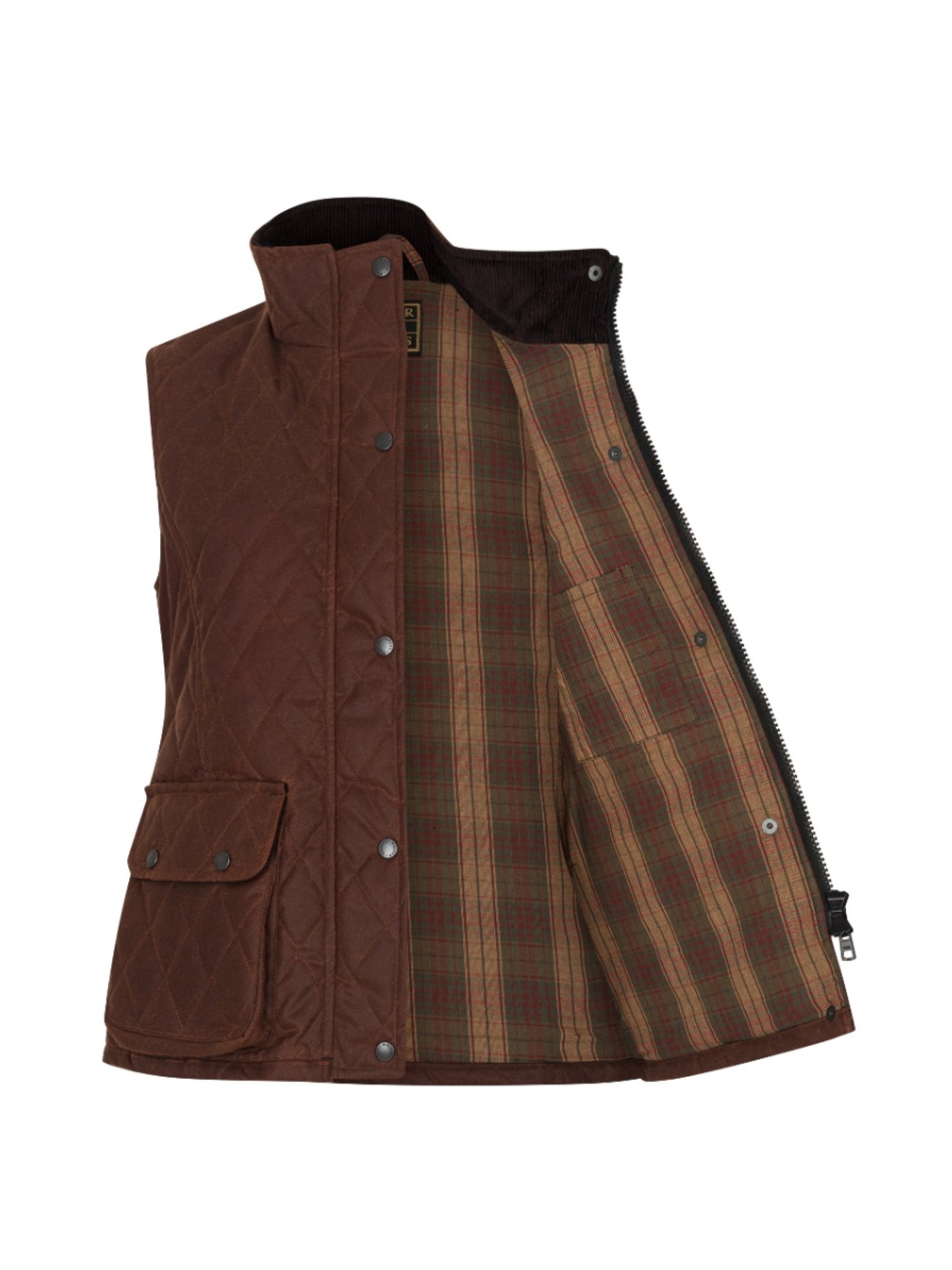 Oilskin vest oilskinsvest dame