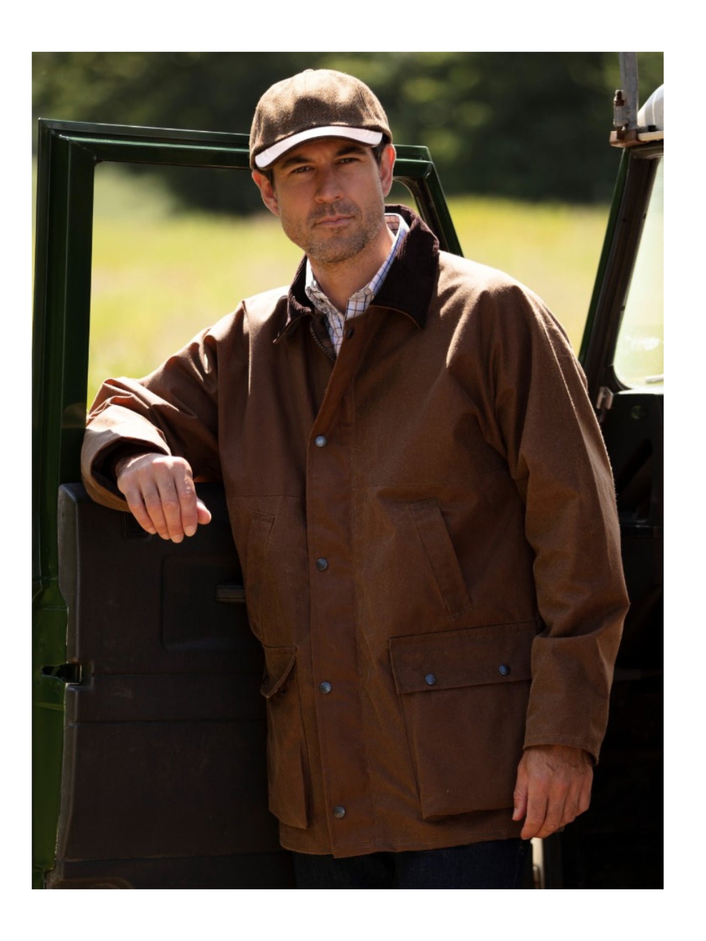 Oilskin overgangsjakke, herre