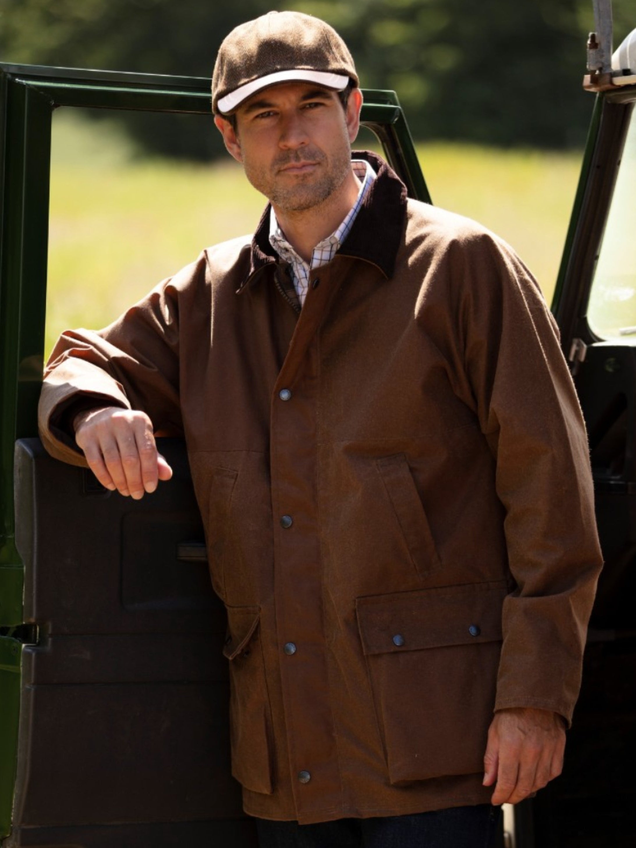 jakke i oilskin herre